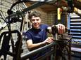 Fietsenmaker Kick van Zuijlen (20 jaar).