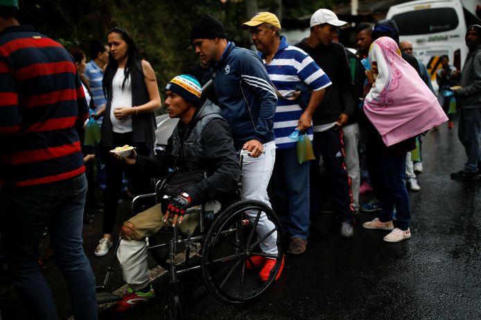 Vele Venezolanen zijn op de vlucht voor de armoede in hun land.