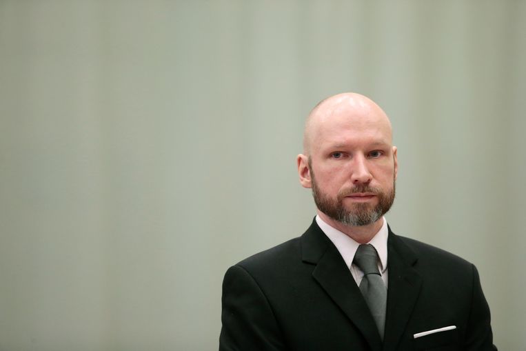 Anders Breivik in 2017. Beeld EPA