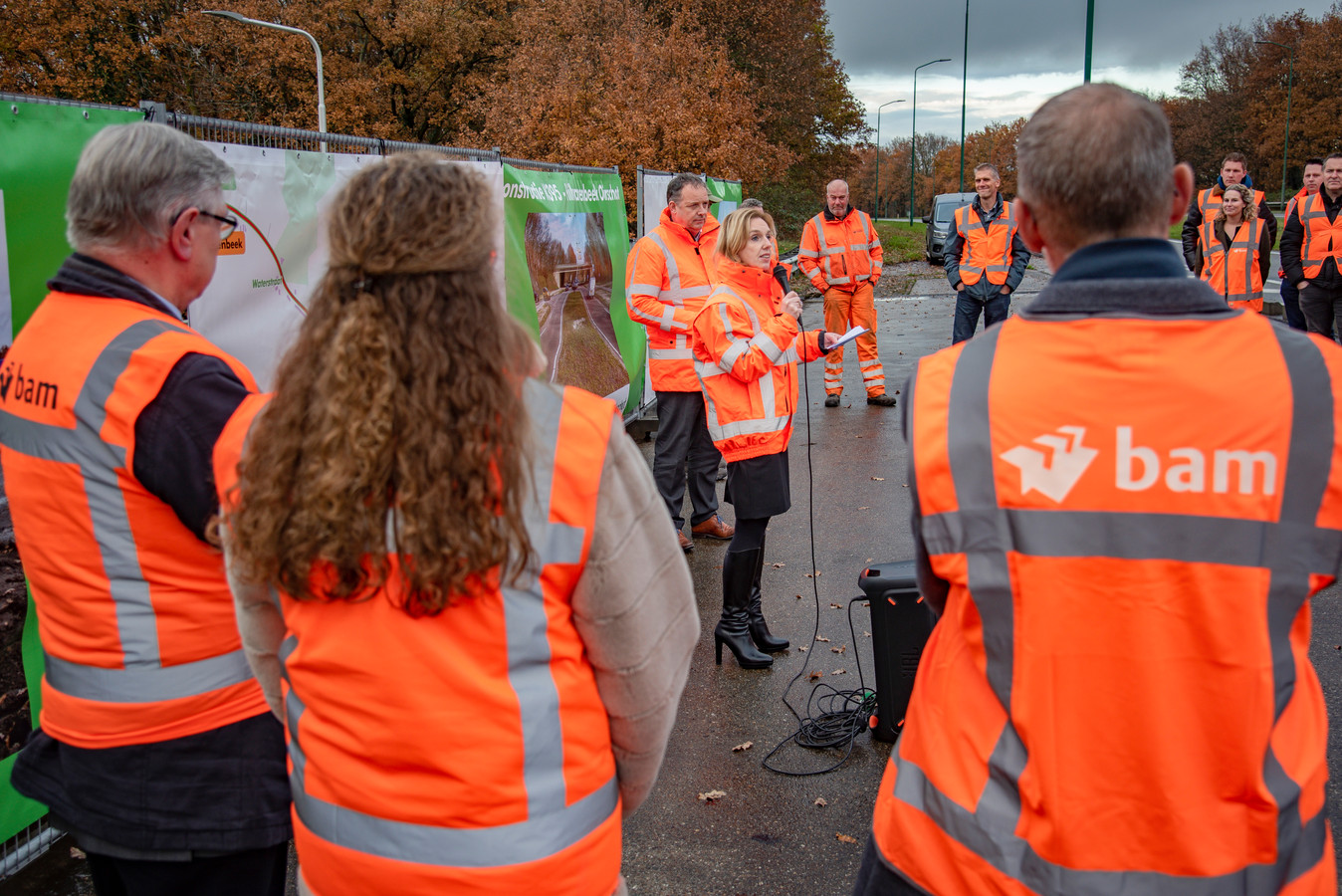 Gedeputeerde ‘heel erg trots’ op reconstructie N395 Foto ed.nl