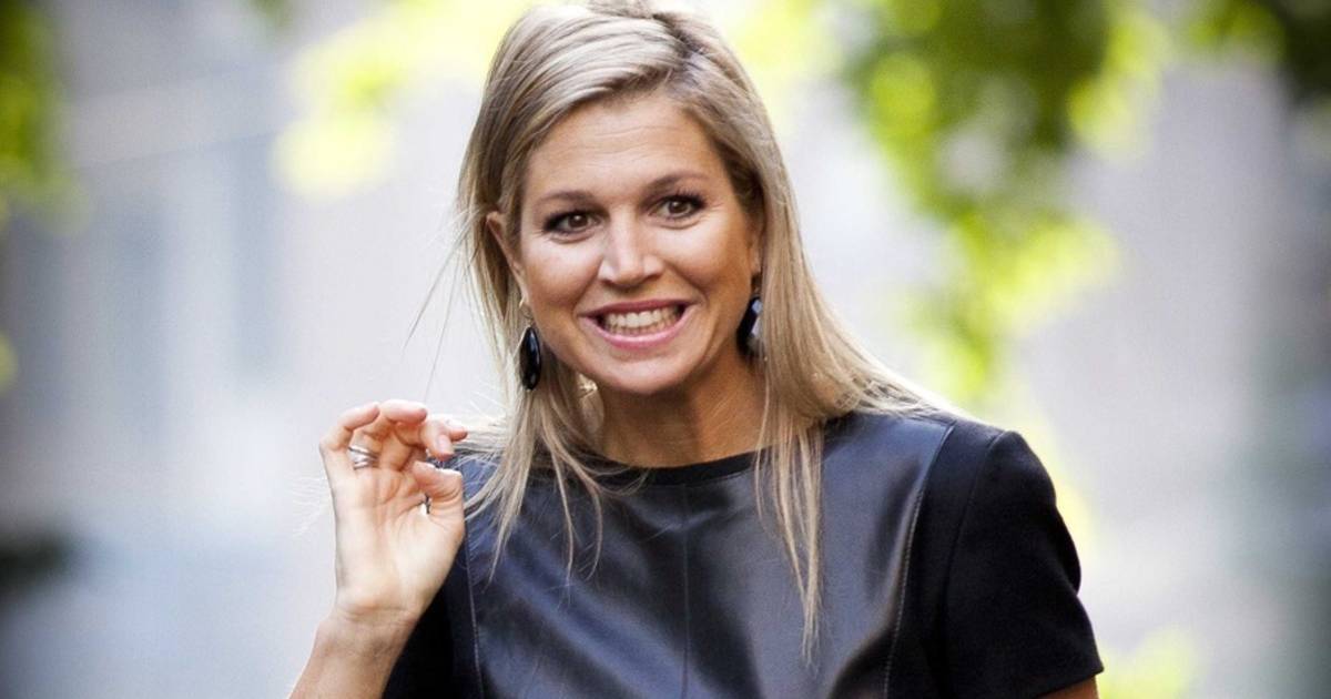 Maxima leren jurk clearance