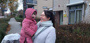 Anneleyn Pieters en haar dochter Rosalie.
