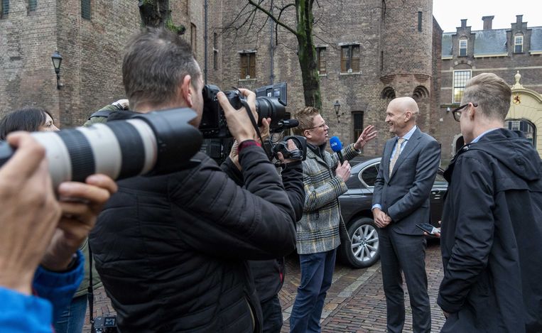 Minister Kuipers op het Binnenhof. Beeld ANP - Lex van Lieshout