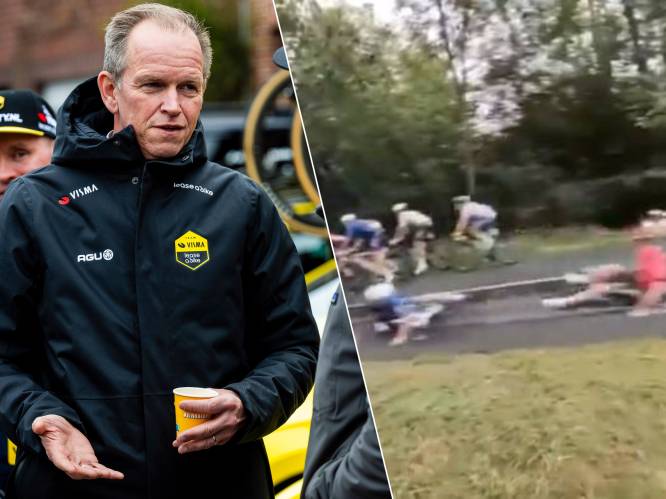 “Zou dit in F1 ook gebeuren?”: Visma-Lease a Bike-CEO Plugge hekelt Dauphiné-organisatie na nieuwe beelden van crash