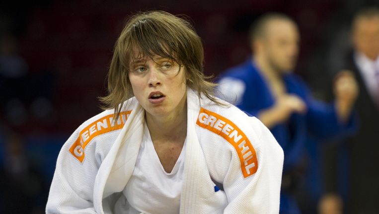 Birgit Ente maakt deel uit van de Oranje judovrouwen. Beeld anp