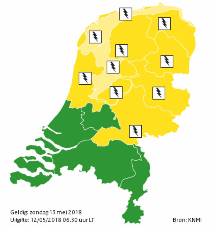 Code Geel Voor Morgen Noodweer Verwacht In Noorden En Oosten Binnenland Ad Nl