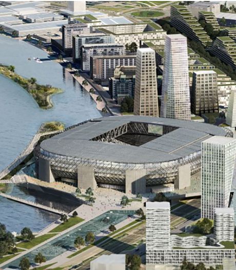 Kosten nieuw Feyenoord-stadion vallen 180 miljoen euro hoger uit: ‘Zo kunnen we niet verder’