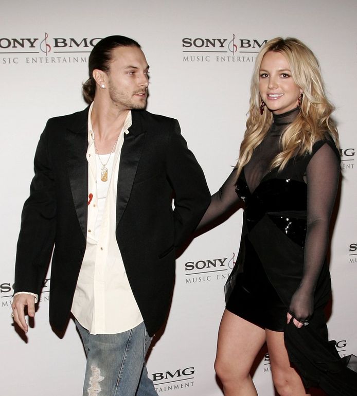 Kevin Federline en Britney Spears in 2006