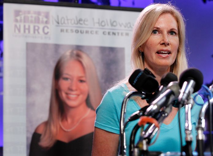 Beth Holloway, de mama van Natalee Holloway in 2010.