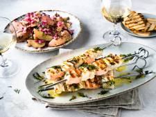 Wat Eten We Vandaag: Vis souvlaki