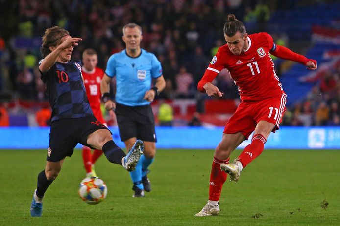 Modric en Bale in actie tijdens
