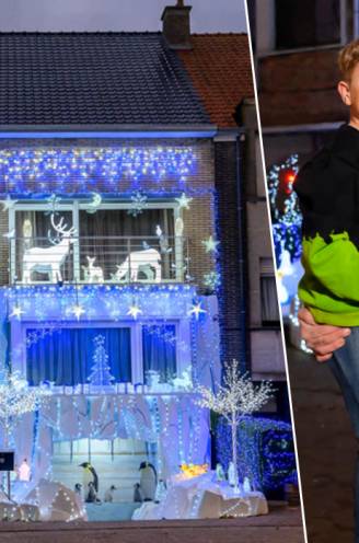 Marnick (58) tovert zijn huis elk jaar om tot wonderlijke ijsgrot: “Eén keer kocht ik voor 3.000 euro versiering”