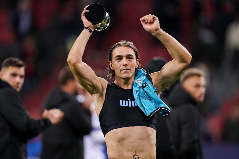 Casper Nielsen van Club Brugge. Beeld Photo News