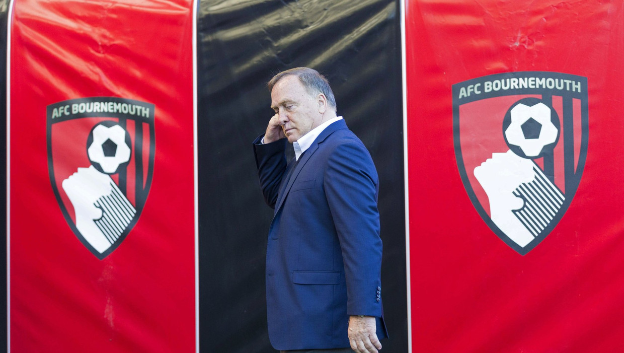 Dick Advocaat wist ook tegen Bournemouth niet te winnen Beeld afp
