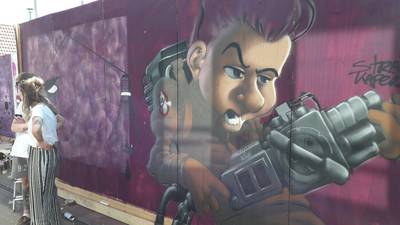 Street Art Festival geeft Ede-Centrum een ghostbuster