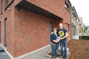 Joren et Cynthia vivent avec leur fils Wout dans un nouveau bâtiment moderne à Hechtel-Eksel.