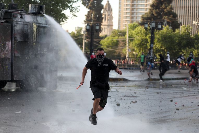 De klimaattop is naar Spanje verplaatst vanwege de rellen in Santiago in Chili. Beeld AP