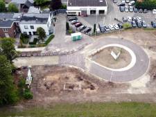 Fundering gesloopt OLDO-station ontdekt bij aanleg keerlus in Lemelerveld