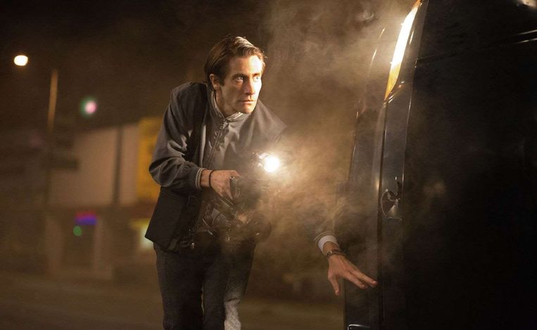 Jake Gyllenhaal in Nightcrawler van Dan Gilroy. Beeld 