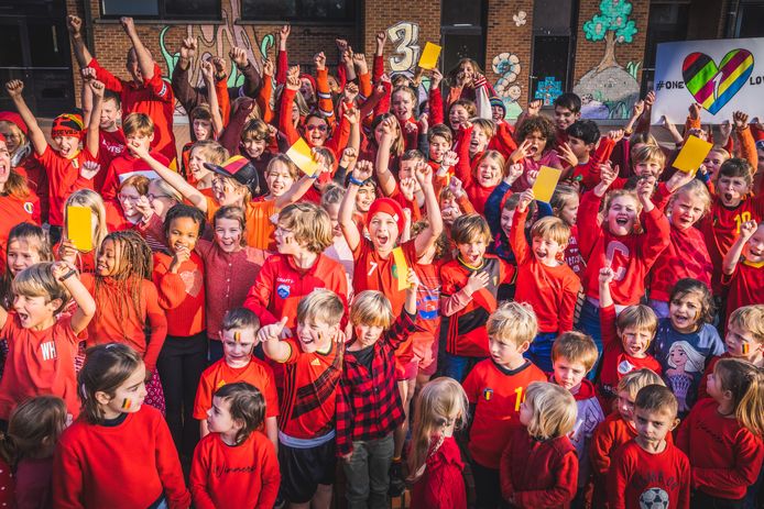 Ook in basisschool De Wijze Eik in Mariakerke staan de Duiveltjes paraat.