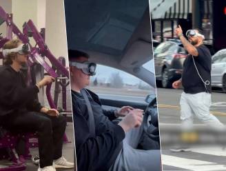 Naar de fitness met een VR-bril? Dat is lang niet de enige bizarre situatie nu de Apple Vision Pro op de markt is