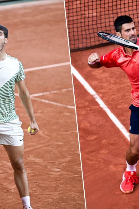 Djokovic-Alcaraz, un choc de titans pour une place en finale de Roland-Garros 