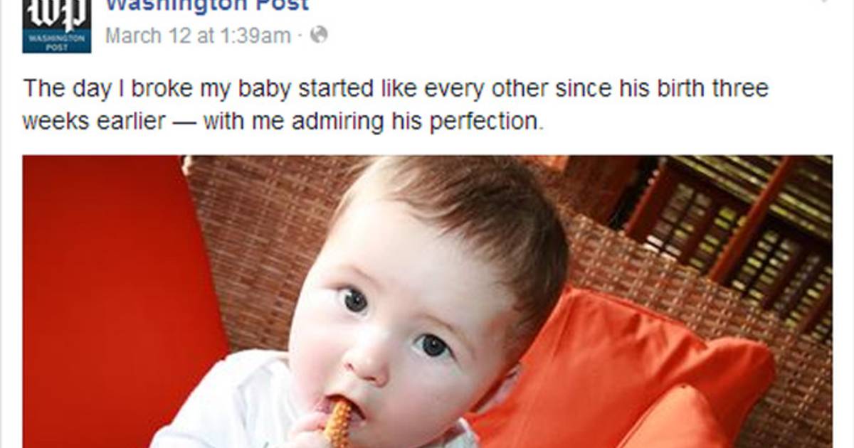 Column Van Een Mama De Dag Dat Ik Mijn Baby Kapot Liet Vallen Seks Relaties Hln Be