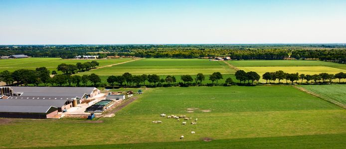 Het platteland in Deurne.