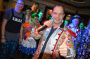 Peter Jongenelen van café Het Hoofdkantoor op de Markt in Steenbergen.