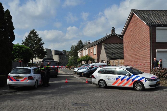 Pillendraaierij aan Van Berckenrodelaan in Waalwijk.