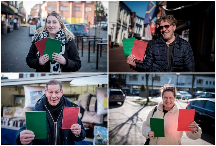 Linksboven: Anouk Greveling uit Losser. Linksonder: Louis Steffens uit Denekamp. Rechtsboven: Jos Veldhuis uit Oldenzaal. Rechtonder: Marieke Koop uit Denekamp.