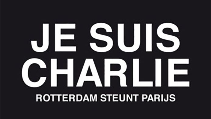 Rotterdam betuigt steun aan Parijs.