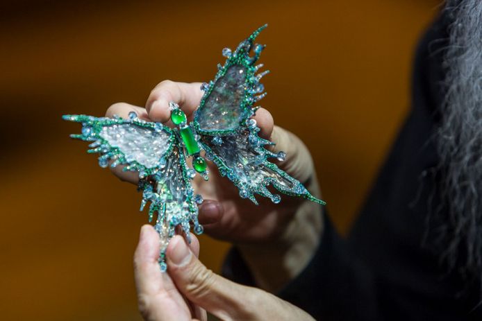 Wallace Chan exposeert momenteel in het DIVA diamantmuseum.