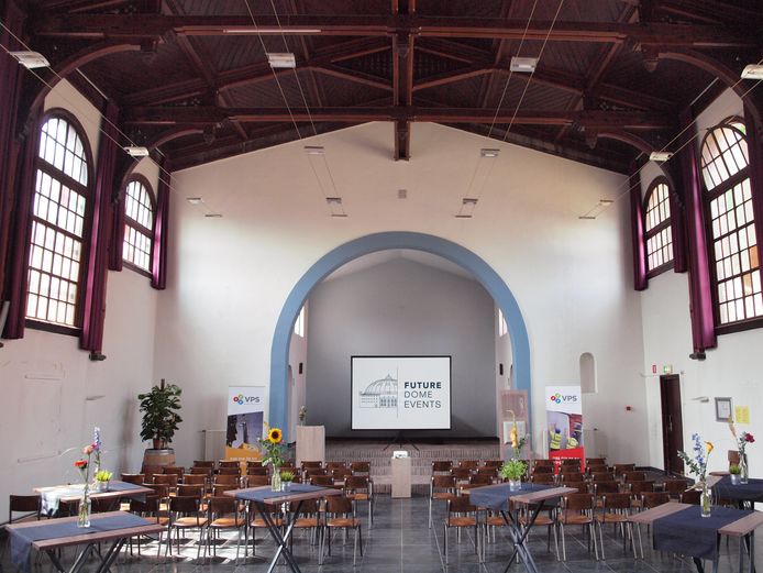 De Kapel kan gebruikt worden voor onder meer symposia en conferenties.