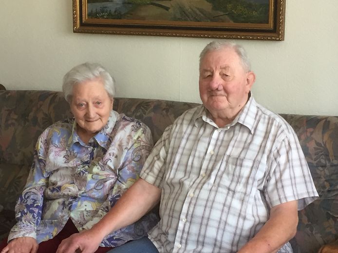 Rikie (86) en Henk (87) Klokgieters-Jansen zijn 60 jaar getrouwd.