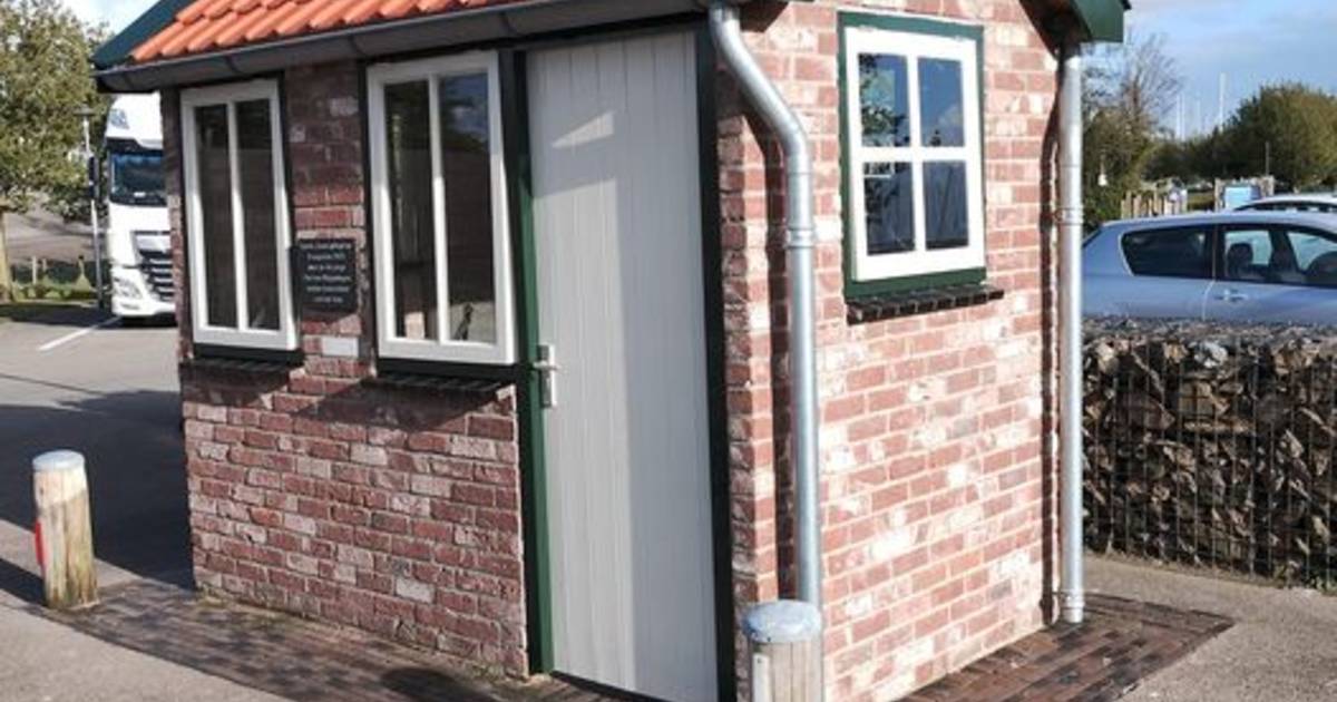 Originele weeghuisje Herkingen werd jaren geleden gesloopt, nu is replica af en in gebruik