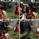 Vrouw in rode jurk wordt symbool van Turks protest
