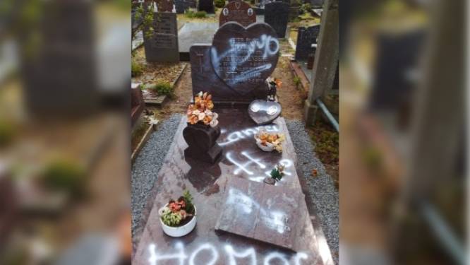 Graf op katholieke begraafplaats in Amersfoort besmeurd met graffiti