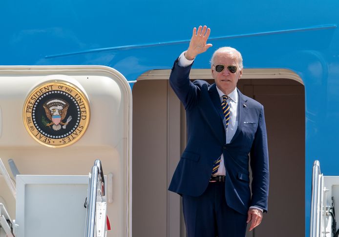 De Amerikaanse president Joe Biden is vrijdag in Zuid-Korea aangekomen voor een meerdaags bezoek.