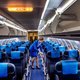 De duty free-trolley in gangpad heeft bij KLM zijn langste tijd gehad