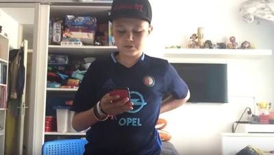 13-jarige Feyenoordfan in tranen om Nouri