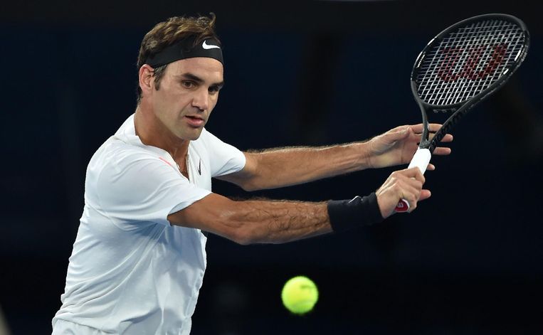 Roger Federer toont aan nog in goede vorm te zijn Beeld afp