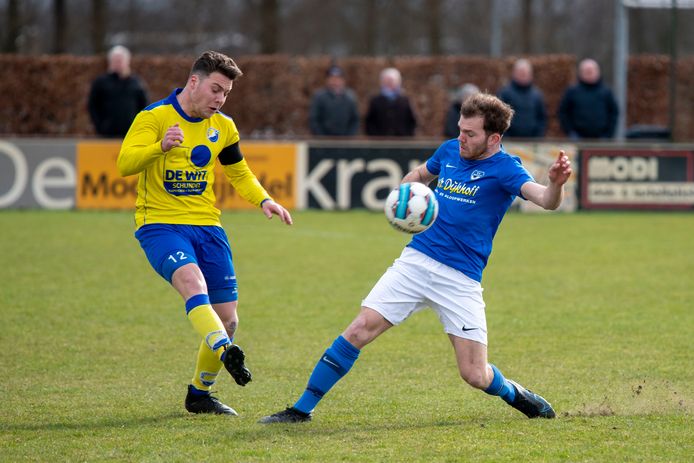 De wedstrijd tussen Schijndel en Heeswijk eindigde in 1-1.