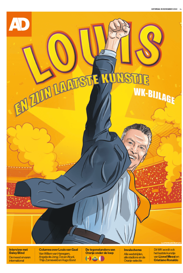 Speciale bijlage voor het WK in Qatar: Louis van Gaal en zijn laatste ...
