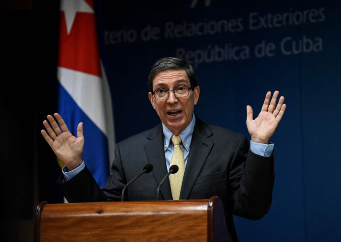 Bruno Rodriguez, de Cubaanse minister van Buitenlandse Zaken