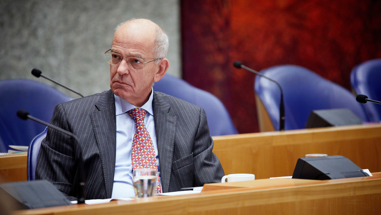 Informateur Gerrit Zalm in vak K. Beeld anp