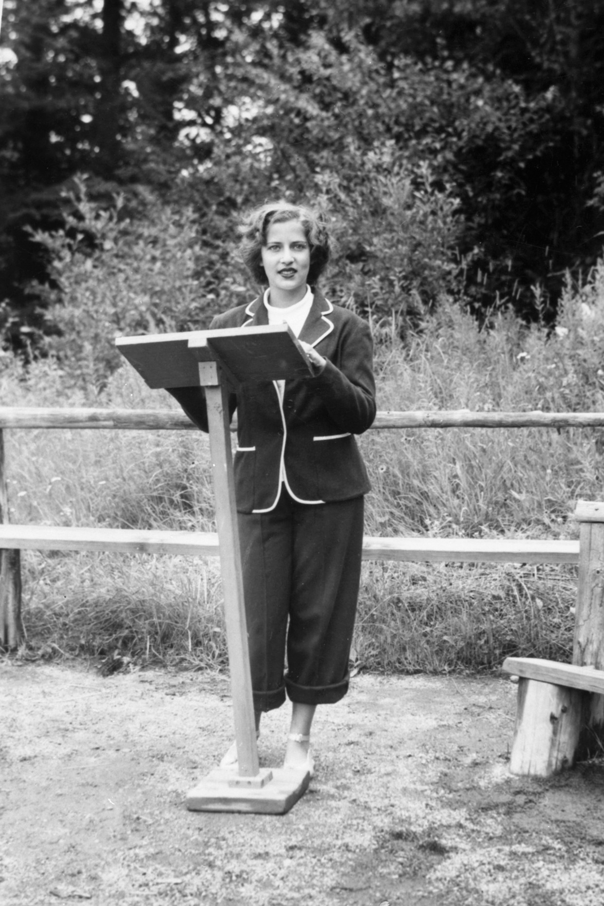 Ruth Bader in 1948.  Beeld AP