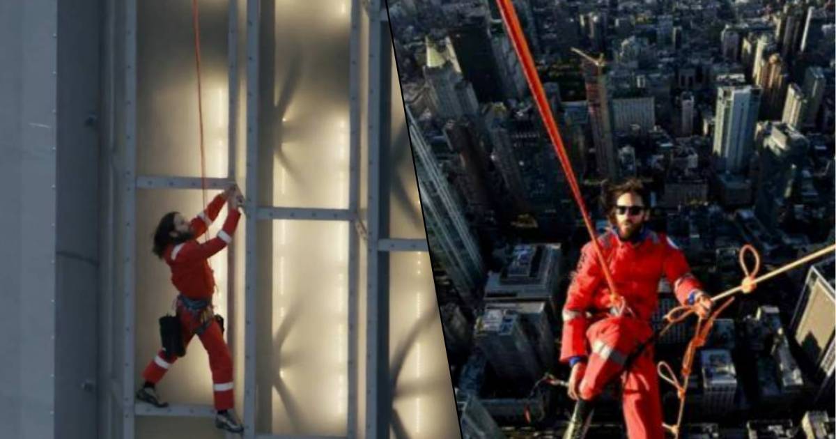 Jared Leto sube a lo alto del Empire State Building para anunciar su gira mundial |  Gente