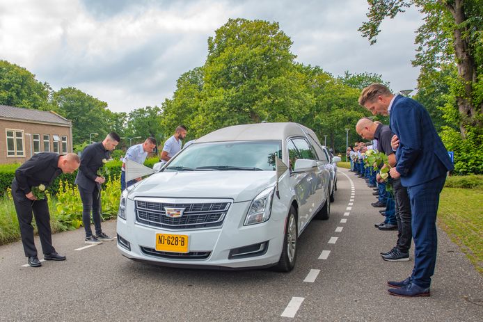 Afscheid van beveiliger Martin den Dekker van Parnassia in Den Haag.
