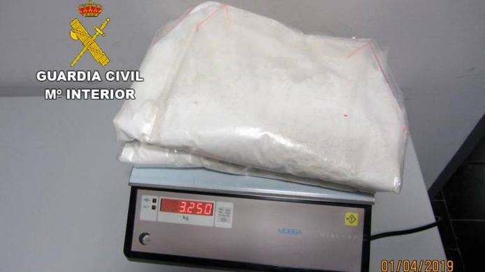 In totaal had de Belg 3,25 kilogram cocaïne in zijn bezit.